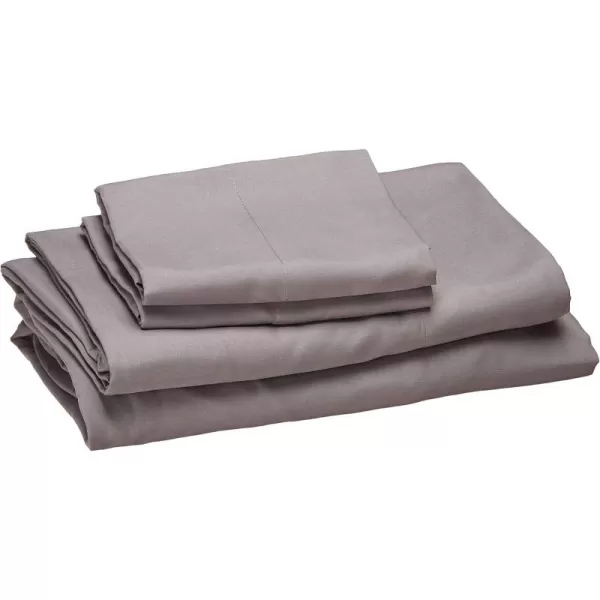 Comfort Spaces CS200118 Microfiber Set 14quot Deep Pocket Wrinkle Resistant All Around ElasticYearRound Cozy Bedding Sheet6 pcs Matching Pillow Cases Queen AquaLight Gray