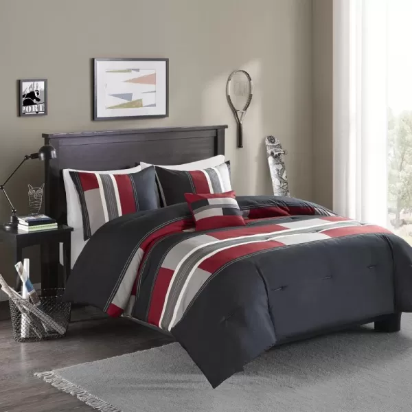 Stripe Black/Red