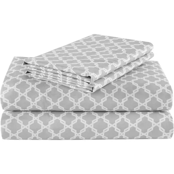 Comfort Spaces Coolmax Moisture Wicking Sheet Set Super Soft Fade Resistant 16quot Deep Pocket All Around Elastic  Warm Weather Cooling Sheets For Night Sweats Queen Charcoal 4 PieceCharcoal