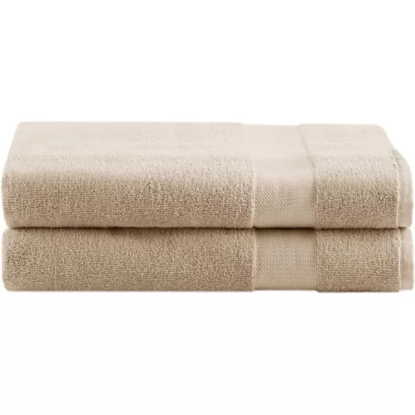 Comfort Spaces Turkish Bathroom Towel Set 6 Piece Luxury Bath Towel Set 2 Hand Towel for Bathroom 2 Washcloth 2 Large Bath Towel Sets Long Staple Soft Quick Dry Towel Set Light GreyBeige