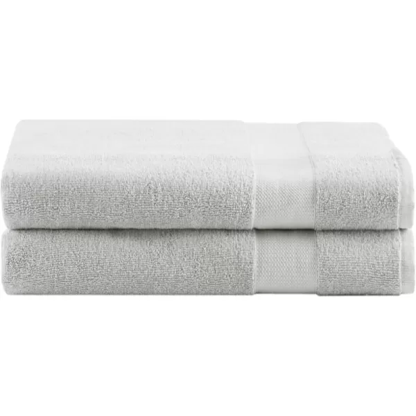 Comfort Spaces Turkish Bathroom Towel Set 6 Piece Luxury Bath Towel Set 2 Hand Towel for Bathroom 2 Washcloth 2 Large Bath Towel Sets Long Staple Soft Quick Dry Towel Set Light GreyLight Grey