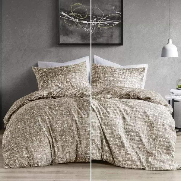 Comfort Spaces Twin Comforter Set  Blue Dorm Bedding for All Season Ultra Soft 2 Pieces Reversible Comforter with 1 Matching ShamEasy Care Machine Washable TwinTwin XLTaupe