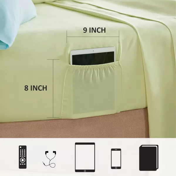imageComfort Spaces Bed in A Bag  Trendy Casual Design Cozy Comforter with Complete Sheet Set with Side Pocket All Season Cover Matching Shams Queen Natalie Floral Blue 9 PieceFloral Blue