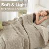imageComfort Spaces King Quilt Set Modern Reversible Ogee Coverlet King Bedding Set Cozy Quilted Winter Layer All Season Lightweight Soft King Size Quilt Kienna King Green 3 PieceTaupe Diamond