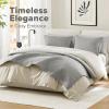 imageComfort Spaces King Quilt Set Modern Reversible Ogee Coverlet King Bedding Set Cozy Quilted Winter Layer All Season Lightweight Soft King Size Quilt Kienna King Green 3 PieceGray