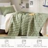 imageComfort Spaces King Quilt Set Modern Reversible Ogee Coverlet King Bedding Set Cozy Quilted Winter Layer All Season Lightweight Soft King Size Quilt Kienna King Green 3 PieceGreen Ogee