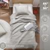 imageComfort Spaces King Quilt Set Modern Reversible Ogee Coverlet King Bedding Set Cozy Quilted Winter Layer All Season Lightweight Soft King Size Quilt Kienna King Green 3 PieceGray