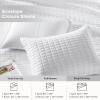 imageComfort Spaces King Quilt Set Modern Reversible Ogee Coverlet King Bedding Set Cozy Quilted Winter Layer All Season Lightweight Soft King Size Quilt Kienna King Green 3 PieceWhite
