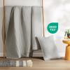 imageComfort Spaces King Quilt Set Modern Reversible Ogee Coverlet King Bedding Set Cozy Quilted Winter Layer All Season Lightweight Soft King Size Quilt Kienna King Green 3 PieceGray
