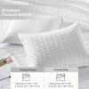 imageComfort Spaces King Quilt Set Modern Reversible Ogee Coverlet King Bedding Set Cozy Quilted Winter Layer All Season Lightweight Soft King Size Quilt Kienna King Green 3 PieceWhite