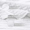 imageComfort Spaces King Quilt Set Modern Reversible Ogee Coverlet King Bedding Set Cozy Quilted Winter Layer All Season Lightweight Soft King Size Quilt Kienna King Green 3 PieceWhite