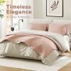 imageComfort Spaces King Quilt Set Modern Reversible Ogee Coverlet King Bedding Set Cozy Quilted Winter Layer All Season Lightweight Soft King Size Quilt Kienna King Green 3 PieceBlush