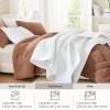 imageComfort Spaces King Quilt Set Modern Reversible Ogee Coverlet King Bedding Set Cozy Quilted Winter Layer All Season Lightweight Soft King Size Quilt Kienna King Green 3 PieceWhite Diamond