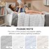 imageComfort Spaces King Quilt Set Modern Reversible Ogee Coverlet King Bedding Set Cozy Quilted Winter Layer All Season Lightweight Soft King Size Quilt Kienna King Green 3 PieceWhite Ogee