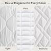 imageComfort Spaces King Quilt Set Modern Reversible Ogee Coverlet King Bedding Set Cozy Quilted Winter Layer All Season Lightweight Soft King Size Quilt Kienna King Green 3 PieceWhite Diamond