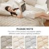 imageComfort Spaces King Quilt Set Modern Reversible Ogee Coverlet King Bedding Set Cozy Quilted Winter Layer All Season Lightweight Soft King Size Quilt Kienna King Green 3 PieceTaupe Ogee