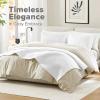 imageComfort Spaces King Quilt Set Modern Reversible Ogee Coverlet King Bedding Set Cozy Quilted Winter Layer All Season Lightweight Soft King Size Quilt Kienna King Green 3 PieceWhite