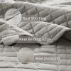 imageComfort Spaces King Quilt Set Modern Reversible Ogee Coverlet King Bedding Set Cozy Quilted Winter Layer All Season Lightweight Soft King Size Quilt Kienna King Green 3 PieceGray