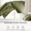 imageComfort Spaces King Quilt Set Modern Reversible Ogee Coverlet King Bedding Set Cozy Quilted Winter Layer All Season Lightweight Soft King Size Quilt Kienna King Green 3 PieceGreen