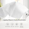 imageComfort Spaces King Quilt Set Modern Reversible Ogee Coverlet King Bedding Set Cozy Quilted Winter Layer All Season Lightweight Soft King Size Quilt Kienna King Green 3 PieceWhite