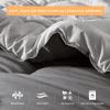 imageComfort Spaces Twin Comforter Set Vibrant Reversible Comforters Twin Size Quilted Bedding Set All Season Lightweight Bedding Soft Microfiber Comforter Vixie NavyLight Blue TwinTwin XL 2 PieceGrey