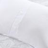 imageComfort Spaces Comforter for Queen Size Bed Ogee Ruched with Crinkle Texture Breathable Comforter Set Queen All Season Lightweight Bedding Set Shams Dcor Pilow FullQueen White 4 PieceWhite