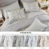 imageComfort Spaces Bed in A Bag Comforter Set  Trendy Casual Design Queen Comforter with Complete Sheet Set with Side Pocket All Season Comforter Queen Shams Gloria Queen GreyYellow 9 PieceGrayYellow
