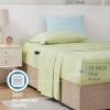 imageComfort Spaces Bed in A Bag Comforter Set  Trendy Casual Design Queen Comforter with Complete Sheet Set with Side Pocket All Season Comforter Queen Shams Gloria Queen GreyYellow 9 PieceFloral Blue