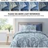 imageComfort Spaces Bed in A Bag Comforter Set  Trendy Casual Design Queen Comforter with Complete Sheet Set with Side Pocket All Season Comforter Queen Shams Gloria Queen GreyYellow 9 PieceDamask Blue