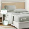 imageComfort Spaces Bed in A Bag Comforter Set  Trendy Casual Design Queen Comforter with Complete Sheet Set with Side Pocket All Season Comforter Queen Shams Gloria Queen GreyYellow 9 PieceGreen