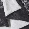 imageComfort Spaces Bed in A Bag Comforter Set  Trendy Casual Design Queen Comforter with Complete Sheet Set with Side Pocket All Season Comforter Queen Shams Gloria Queen GreyYellow 9 PieceMedallion Black