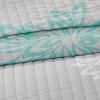 imageComfort Spaces Boho Quilt Set Queen Reversible Vermicelli Quilting Queen Size Bed All Season Lightweight Coverlet Winter Layer Bedding Shams Gloria FullQueen Green 3 PieceAqua