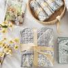 imageComfort Spaces Boho Quilt Set Queen Reversible Vermicelli Quilting Queen Size Bed All Season Lightweight Coverlet Winter Layer Bedding Shams Gloria FullQueen Green 3 PieceGrey Yellow