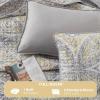 imageComfort Spaces Boho Quilt Set Queen Reversible Vermicelli Quilting Queen Size Bed All Season Lightweight Coverlet Winter Layer Bedding Shams Gloria FullQueen Green 3 PieceGrey Yellow