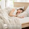 imageComfort Spaces Comforter for Queen Size Bed Geometric Diamond Tufted Boho Comforter Set Queen All Season Lightweight Bedding Set Matching Sham FullQueen Pink 3 PieceBeige