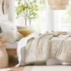 imageComfort Spaces Comforter for Queen Size Bed Geometric Diamond Tufted Boho Comforter Set Queen All Season Lightweight Bedding Set Matching Sham FullQueen Pink 3 PieceBeige