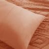 imageComfort Spaces Comforter for Queen Size Bed Geometric Diamond Tufted Boho Comforter Set Queen All Season Lightweight Bedding Set Matching Sham FullQueen Pink 3 PieceTerracotta