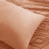 imageComfort Spaces Comforter for Queen Size Bed Geometric Diamond Tufted Boho Comforter Set Queen All Season Lightweight Bedding Set Matching Sham FullQueen Pink 3 PieceTerracotta