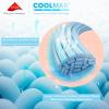 imageComfort Spaces Extra Deep Pocket King Cooling Sheets  Fits Up to 24quot Mattress Moisture Wicking Coolmax Soft Colorfast Set for Hot Sleepers Grey 4 PieceBlue