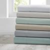 imageComfort Spaces Extra Deep Pocket King Cooling Sheets  Fits Up to 24quot Mattress Moisture Wicking Coolmax Soft Colorfast Set for Hot Sleepers Grey 4 PieceGrey