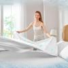 imageComfort Spaces Extra Deep Pocket King Cooling Sheets  Fits Up to 24quot Mattress Moisture Wicking Coolmax Soft Colorfast Set for Hot Sleepers Grey 4 PieceWhite