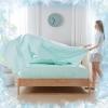 imageComfort Spaces Extra Deep Pocket King Cooling Sheets  Fits Up to 24quot Mattress Moisture Wicking Coolmax Soft Colorfast Set for Hot Sleepers Grey 4 PieceQuatrefoil Aqua