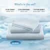 imageComfort Spaces Extra Deep Pocket King Cooling Sheets  Fits Up to 24quot Mattress Moisture Wicking Coolmax Soft Colorfast Set for Hot Sleepers Grey 4 PieceBlue