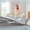 imageComfort Spaces Extra Deep Pocket King Cooling Sheets  Fits Up to 24quot Mattress Moisture Wicking Coolmax Soft Colorfast Set for Hot Sleepers Grey 4 PieceGrey