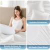 imageComfort Spaces Extra Deep Pocket King Cooling Sheets  Fits Up to 24quot Mattress Moisture Wicking Coolmax Soft Colorfast Set for Hot Sleepers Grey 4 PieceWhite