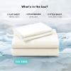 imageComfort Spaces Extra Deep Pocket King Cooling Sheets  Fits Up to 24quot Mattress Moisture Wicking Coolmax Soft Colorfast Set for Hot Sleepers Grey 4 PieceCream