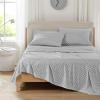 imageComfort Spaces Extra Deep Pocket King Cooling Sheets  Fits Up to 24quot Mattress Moisture Wicking Coolmax Soft Colorfast Set for Hot Sleepers Grey 4 PieceCharcoal