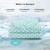 imageComfort Spaces Extra Deep Pocket King Cooling Sheets  Fits Up to 24quot Mattress Moisture Wicking Coolmax Soft Colorfast Set for Hot Sleepers Grey 4 PieceQuatrefoil Aqua