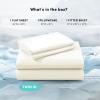 imageComfort Spaces Extra Deep Pocket King Cooling Sheets  Fits Up to 24quot Mattress Moisture Wicking Coolmax Soft Colorfast Set for Hot Sleepers Grey 4 PieceCream