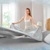 imageComfort Spaces Extra Deep Pocket King Cooling Sheets  Fits Up to 24quot Mattress Moisture Wicking Coolmax Soft Colorfast Set for Hot Sleepers Grey 4 PieceGrey